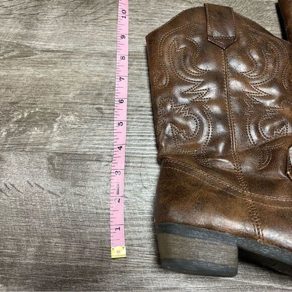Falls Creek Taylor Cowboy Boots Size 1 - Picture 4 of 8